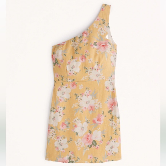 Abercrombie and Fitch One-Shoulder Mini Dress - Picture 3 of 6